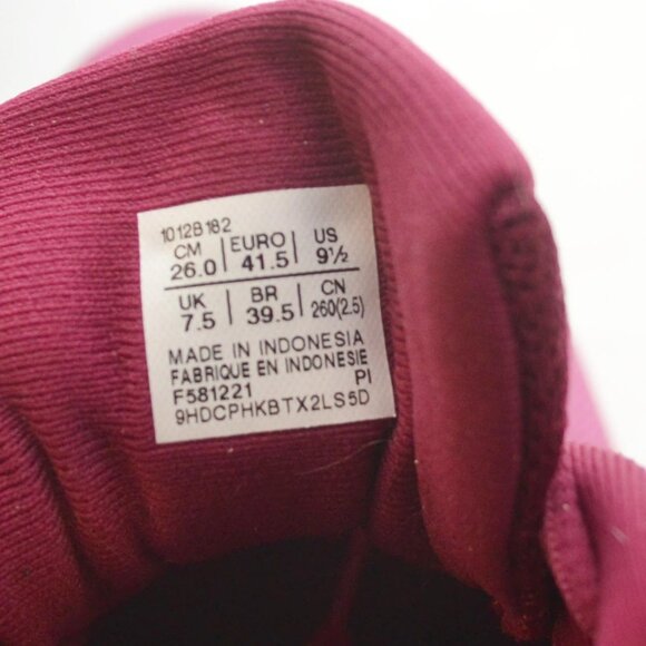 Asics Womens Gel Excite 9 'Fuchsia Red' Pre Owned Like New Condition - Picture 7 of 8